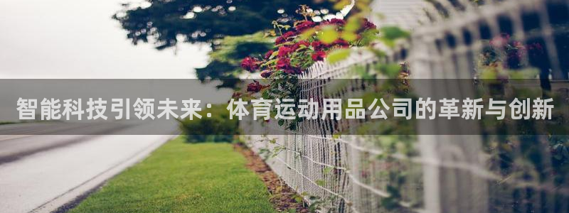 77体育app下载官网：智能科技引领未来：体育运动用品公司的革新与创新